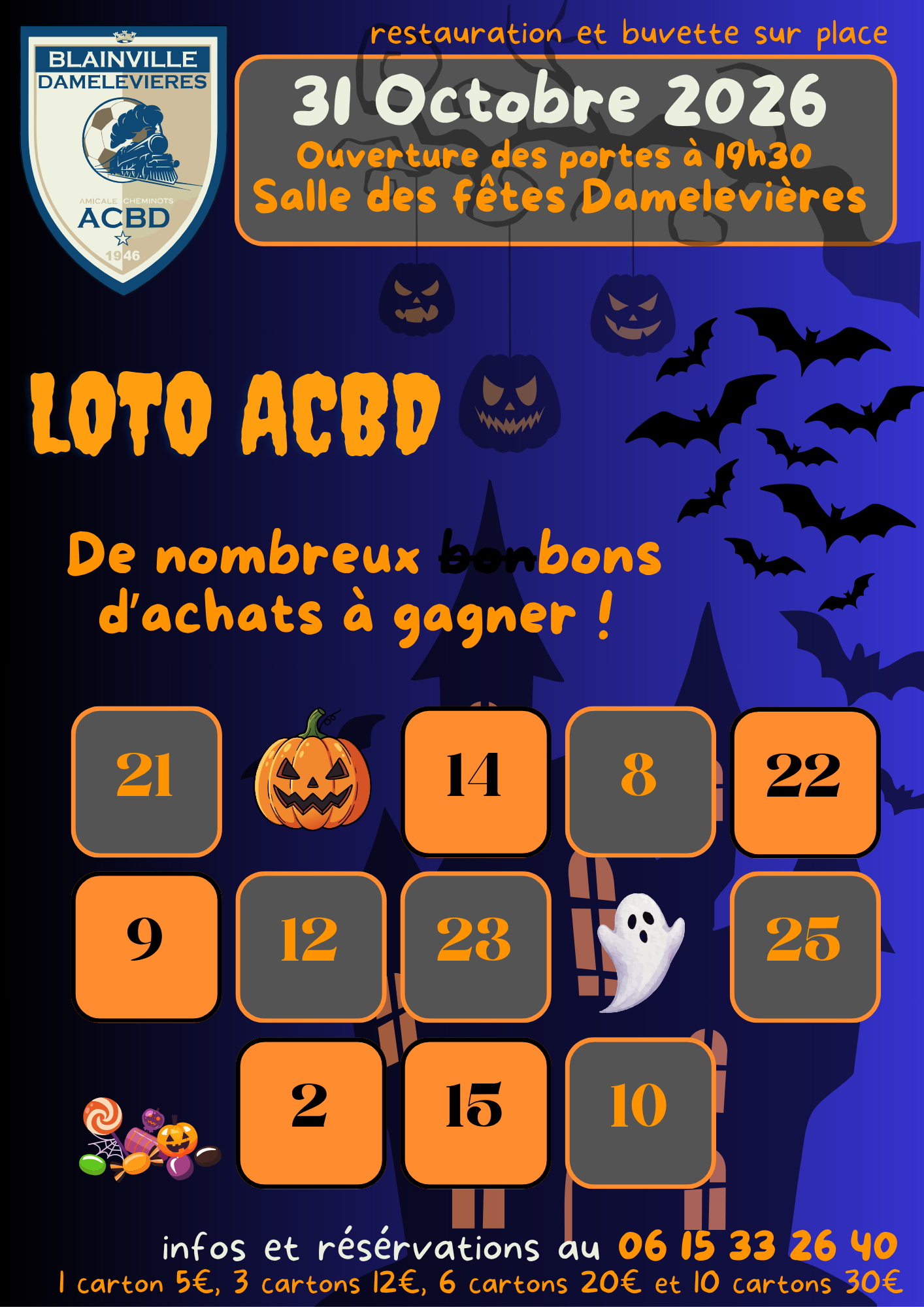 LOTO ACBD HALLOWEEN